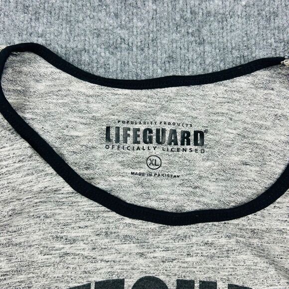 Lifeguard White Water Bay Gray Tank Top Muscle Tee Men's Size XL - Picture 3 of 5